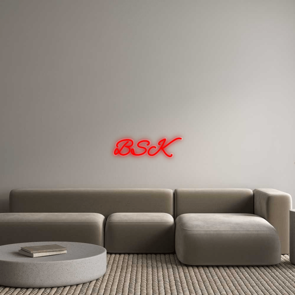 Personalisierbares Neon - LED - Schild in Pink, ideal als Wanddekoration für Wohnzimmer oder Geschäftsräume
