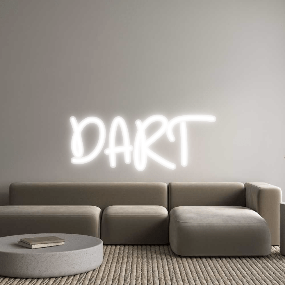 Personalisierbares Neon - LED - Schild in Pink, ideal als Wanddekoration für Wohnzimmer oder Geschäftsräume