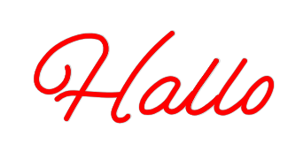 Personalisierbares Neon - LED - Schild in Pink, ideal als Wanddekoration für Wohnzimmer oder Geschäftsräume