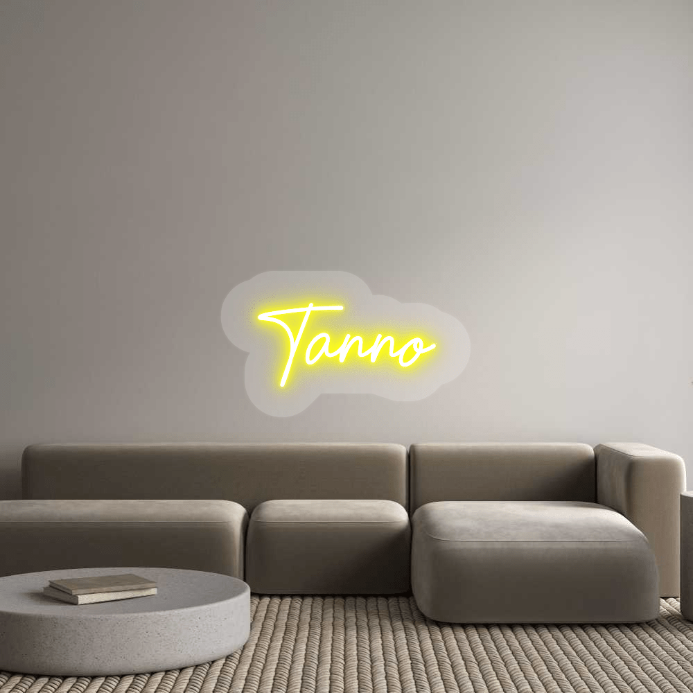 Personalisierbares Neon - LED - Schild in Pink, ideal als Wanddekoration für Wohnzimmer oder Geschäftsräume