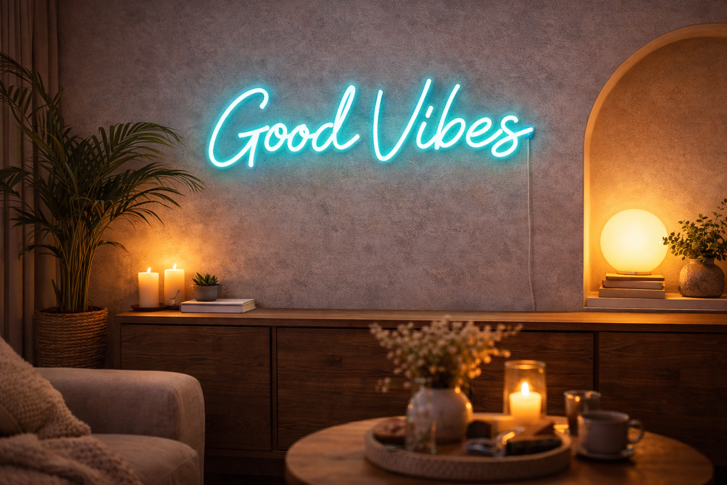 Dein Neonschild - Good Vibes