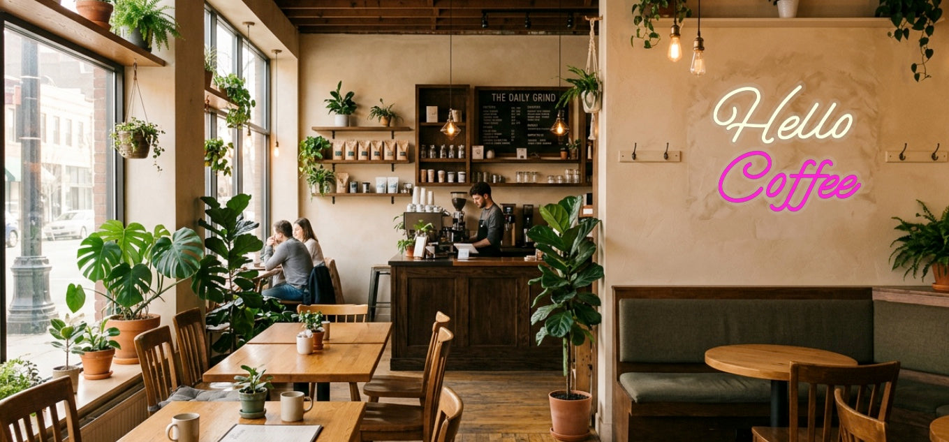 Dein Neonschild – HELLO COFFEE