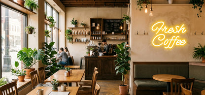 Dein Neonschild – FRESH COFFEE