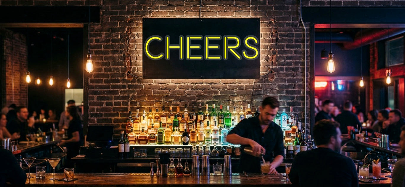 Dein Neonschild – CHEERS