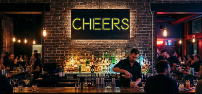 Dein Neonschild – CHEERS