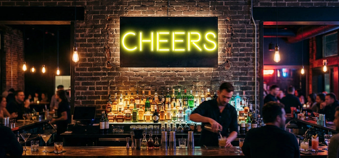 Dein Neonschild – CHEERS