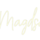 Personalisierbares Neon - LED - Schild in Pink, ideal als Wanddekoration für Wohnzimmer oder Geschäftsräume