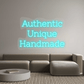Personalisierbares Neon - LED - Schild in Pink, ideal als Wanddekoration für Wohnzimmer oder Geschäftsräume