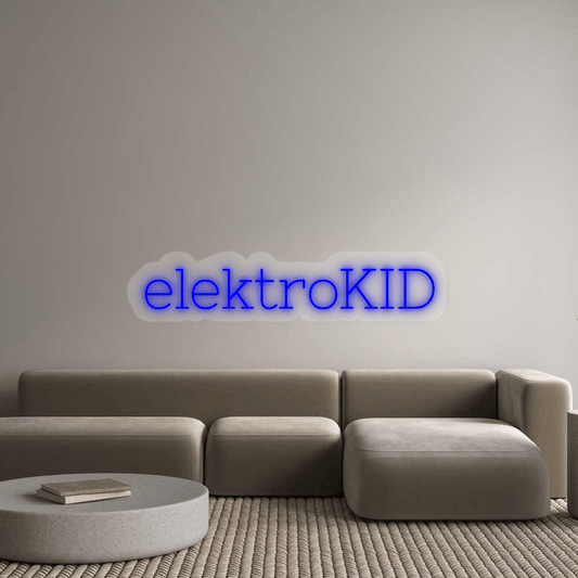 Personalisierbares Neon - LED - Schild in Pink, ideal als Wanddekoration für Wohnzimmer oder Geschäftsräume