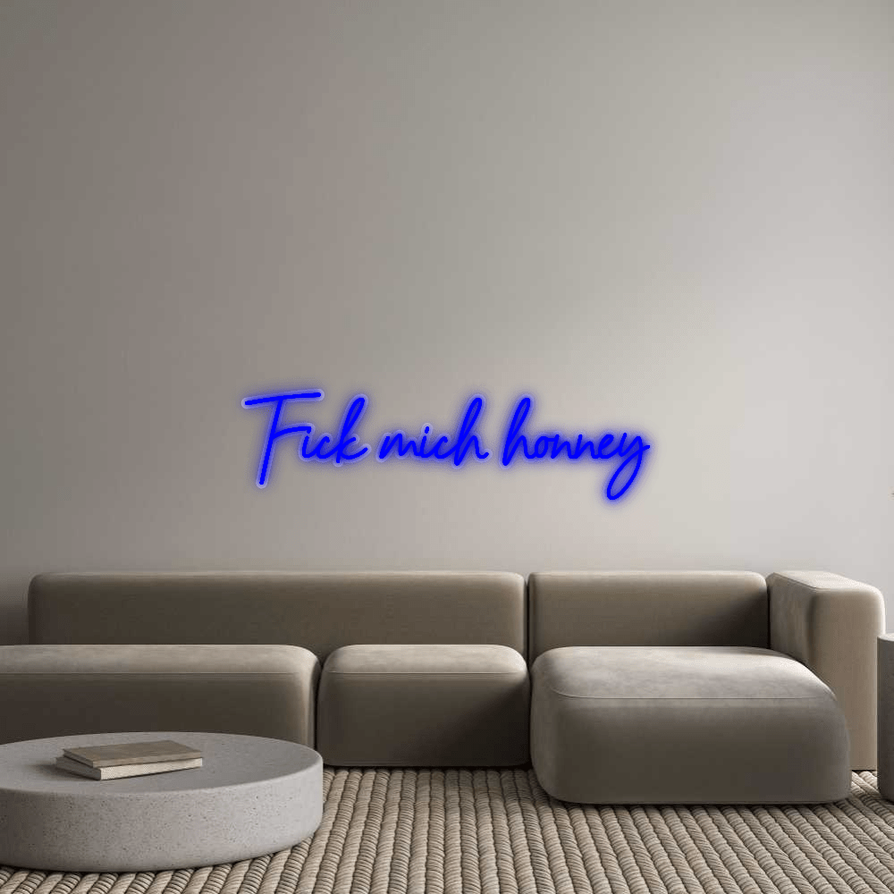 Personalisierbares Neon - LED - Schild in Pink, ideal als Wanddekoration für Wohnzimmer oder Geschäftsräume