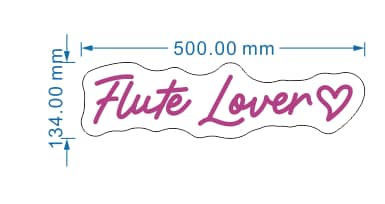 Personalisierbares Neon - LED - Schild in Pink, ideal als Wanddekoration für Wohnzimmer oder Geschäftsräume