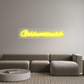Personalisierbares Neon - LED - Schild in Pink, ideal als Wanddekoration für Wohnzimmer oder Geschäftsräume