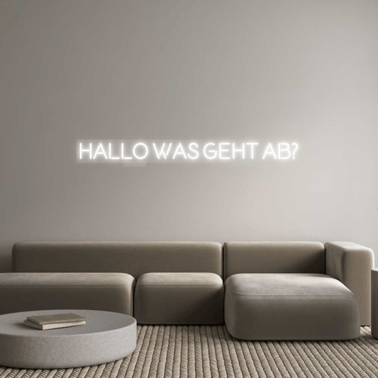 Personalisierbares Neon - LED - Schild in Pink, ideal als Wanddekoration für Wohnzimmer oder Geschäftsräume