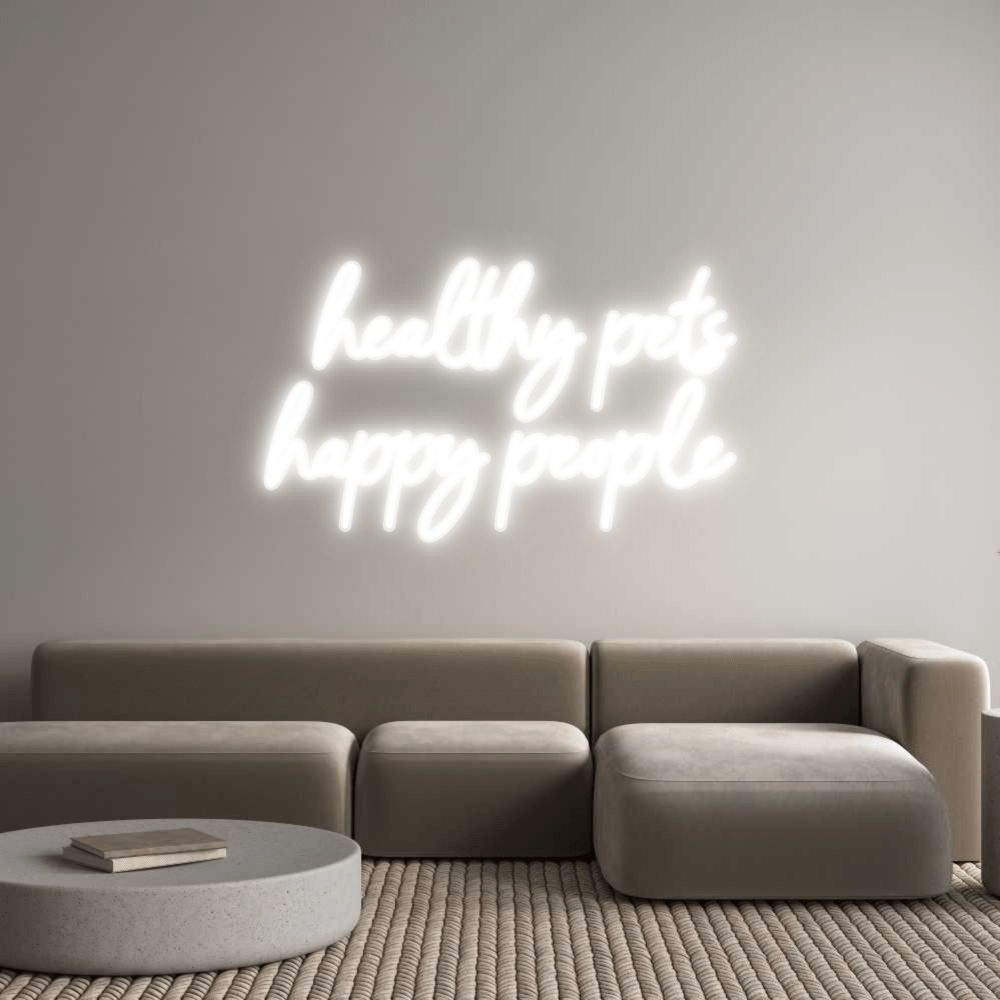 Personalisierbares Neon - LED - Schild in Pink, ideal als Wanddekoration für Wohnzimmer oder Geschäftsräume
