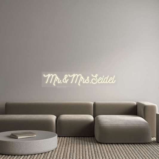 Personalisierbares Neon - LED - Schild in Pink, ideal als Wanddekoration für Wohnzimmer oder Geschäftsräume