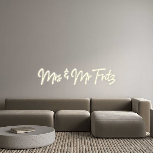 Personalisierbares Neon - LED - Schild in Pink, ideal als Wanddekoration für Wohnzimmer oder Geschäftsräume