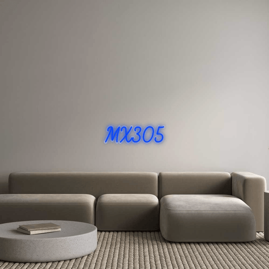 Personalisierbares Neon - LED - Schild in Pink, ideal als Wanddekoration für Wohnzimmer oder Geschäftsräume
