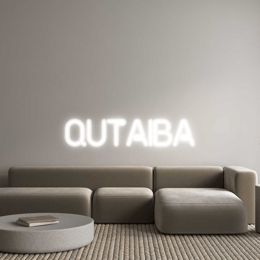 Personalisierbares Neon - LED - Schild in Pink, ideal als Wanddekoration für Wohnzimmer oder Geschäftsräume