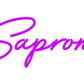 Personalisierbares Neon - LED - Schild in Pink, ideal als Wanddekoration für Wohnzimmer oder Geschäftsräume