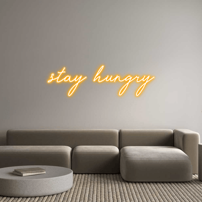 Personalisierbares Neon - LED - Schild in Pink, ideal als Wanddekoration für Wohnzimmer oder Geschäftsräume
