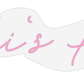 Personalisierbares Neon - LED - Schild in Pink, ideal als Wanddekoration für Wohnzimmer oder Geschäftsräume