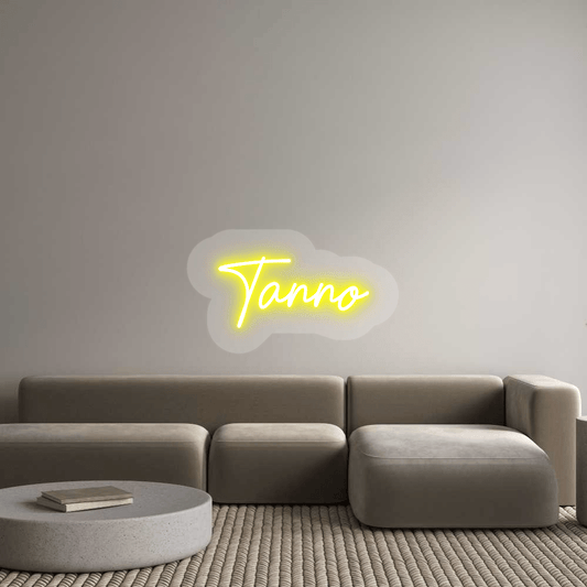 Personalisierbares Neon - LED - Schild in Pink, ideal als Wanddekoration für Wohnzimmer oder Geschäftsräume