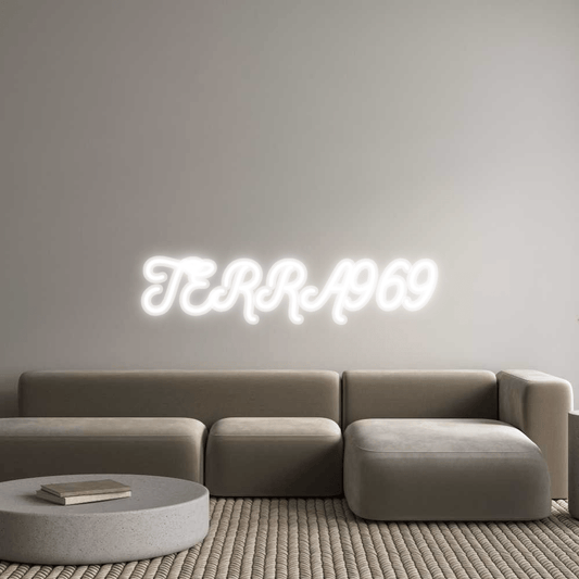 Personalisierbares Neon - LED - Schild in Pink, ideal als Wanddekoration für Wohnzimmer oder Geschäftsräume