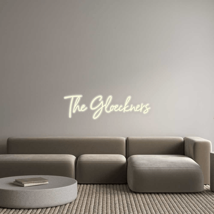 Personalisierbares Neon - LED - Schild in Pink, ideal als Wanddekoration für Wohnzimmer oder Geschäftsräume
