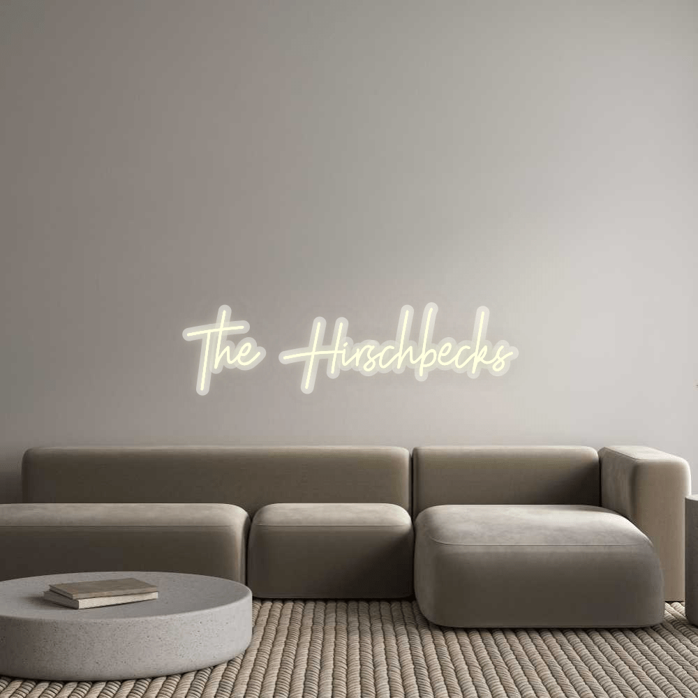 Personalisierbares Neon - LED - Schild in Pink, ideal als Wanddekoration für Wohnzimmer oder Geschäftsräume