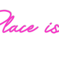 Personalisierbares Neon - LED - Schild in Pink, ideal als Wanddekoration für Wohnzimmer oder Geschäftsräume