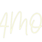 Personalisierbares Neon - LED - Schild in Pink, ideal als Wanddekoration für Wohnzimmer oder Geschäftsräume