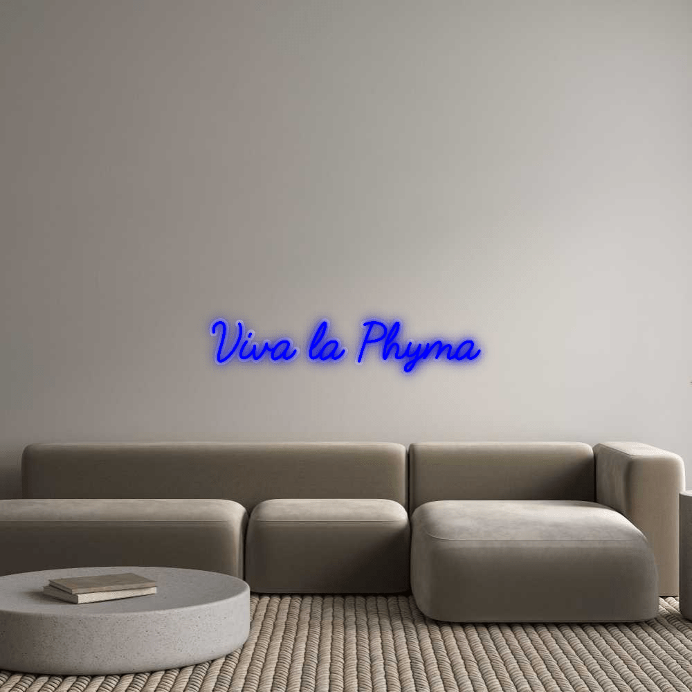 Personalisierbares Neon - LED - Schild in Pink, ideal als Wanddekoration für Wohnzimmer oder Geschäftsräume