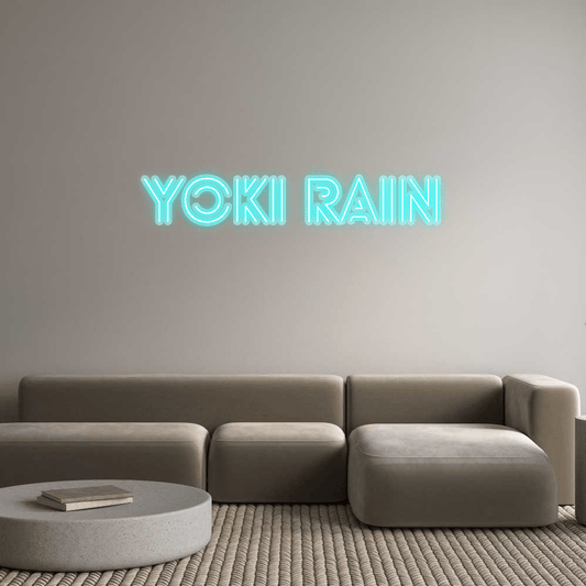 Personalisierbares Neon - LED - Schild in Pink, ideal als Wanddekoration für Wohnzimmer oder Geschäftsräume