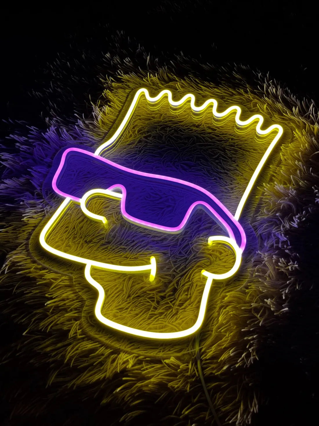 Personalised LED neon sign as wall art for the home